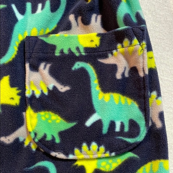 Carter's Blue and Green Dinosaur Pajama Robe EUC - Picture 7 of 12